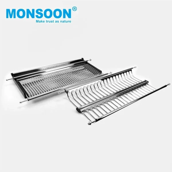 2 tier kitchen stainless steel dish rack drainer over the sink dish drying rack drainer stainless steel dish racks for cabinets