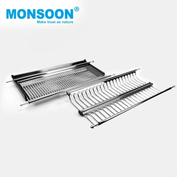 Stainless steel Cabinet drain wall mount drying rack kitchen dish drying rack drainer stainless steel dish racks for cabinets - Image 3